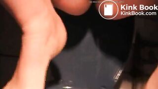 Horny German plays with shit