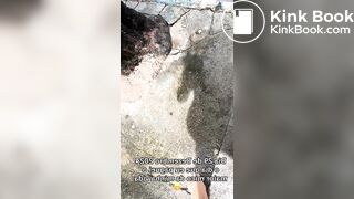 Brazilian girl shits down her leg