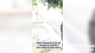 Brazilian girl shits down her leg