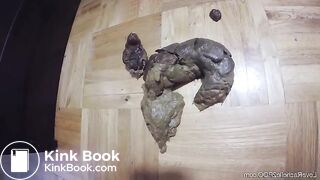 Closeup of woman pooping - video 2