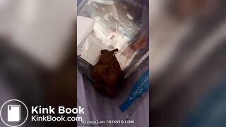 Woman shitting