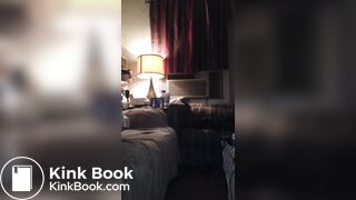 Hot girl pissing and shitting in living room