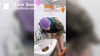 Naughty Ashram Sink Shit Cum
