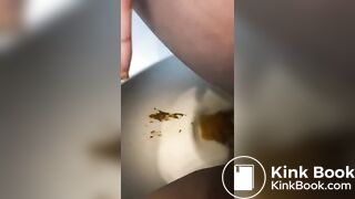 Nasty toilet poo..
