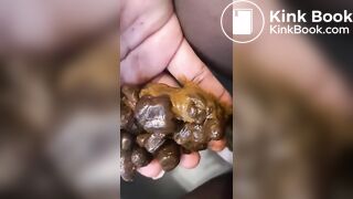 Nasty toilet poo..