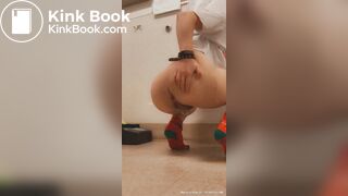 Christmas socks poop