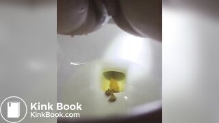 Constipated Asian Korean poop