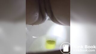 Constipated Asian Korean poop