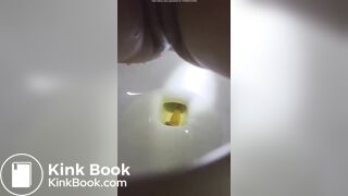 Constipated Asian Korean poop