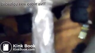 Black wife cheats on her husband, pisses and shits