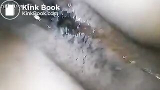 Black wife cheats on her husband, pisses and shits