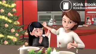 Elastigirl and Violet Christmas Time