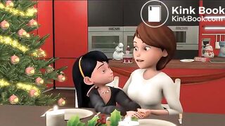 Elastigirl and Violet Christmas Time