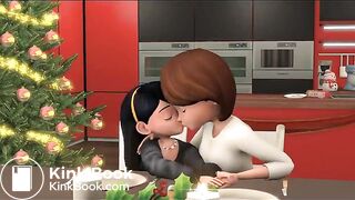 Elastigirl and Violet Christmas Time