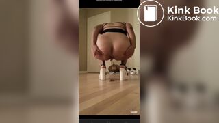 Lightskin ebony pooping