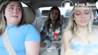Girl poops inside of car