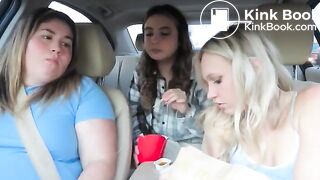Girl poops inside of car