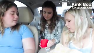 Girl poops inside of car