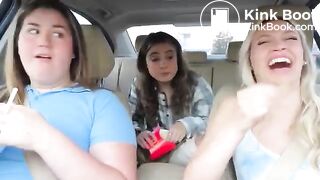 Girl poops inside of car