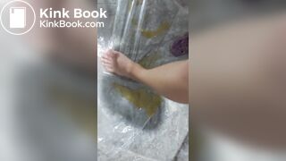 Anal piss and enema in Panty