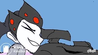 Widowmaker diarrhea in her Bodysuit.