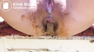 Shitty anal shitting