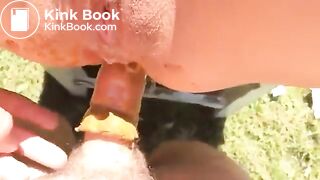 Shitty anal shitting
