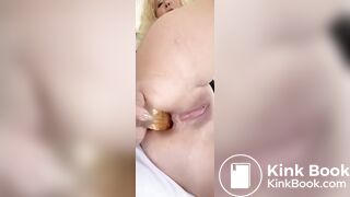Milf fucks her shit out of her ass