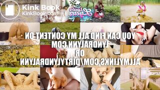 Watch me poop - masturbating with my shit