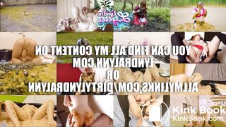 Watch me poop - masturbating with my shit