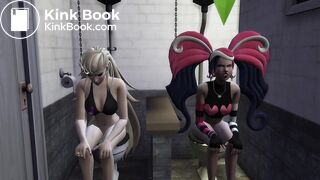 ... and Velvette take a shared dump