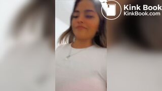 latina shiting at work 2