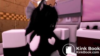 Roblox girl clogs a toilet