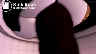 Roblox girl clogs a toilet