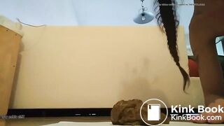 One of my favorite scat girl making shit cake