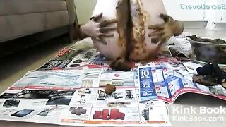 Scat smearing..
