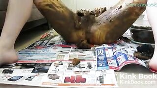 Scat smearing..