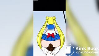 Sailor Moon defecating