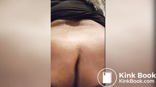 Ssbbw on toilet after hibachi