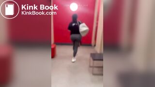 Pawg attempted to shit in a fitting room