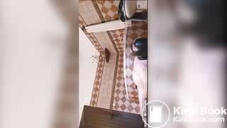 Slut Shits in slaves mouth