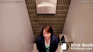 Constipated woman scene