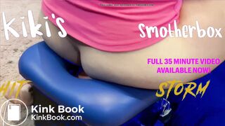 Kiki's Smotherbox Shitstorm! Blonde Bimbo Brat's Butt!
