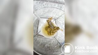 Hot girl making shit drink