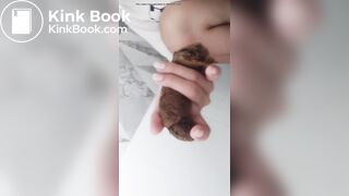 20241117 smelling my beautiful turd