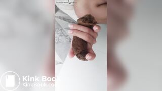 20241117 smelling my beautiful turd