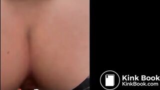 Girl Poop on News paper