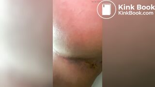 Gigantic coiling snake poop