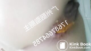 Girl FILLS the toilet!