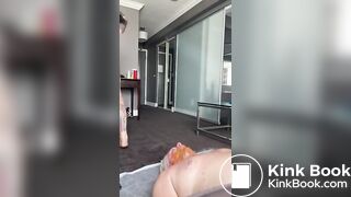 Hot girl shitting in guy's mouth - video 3